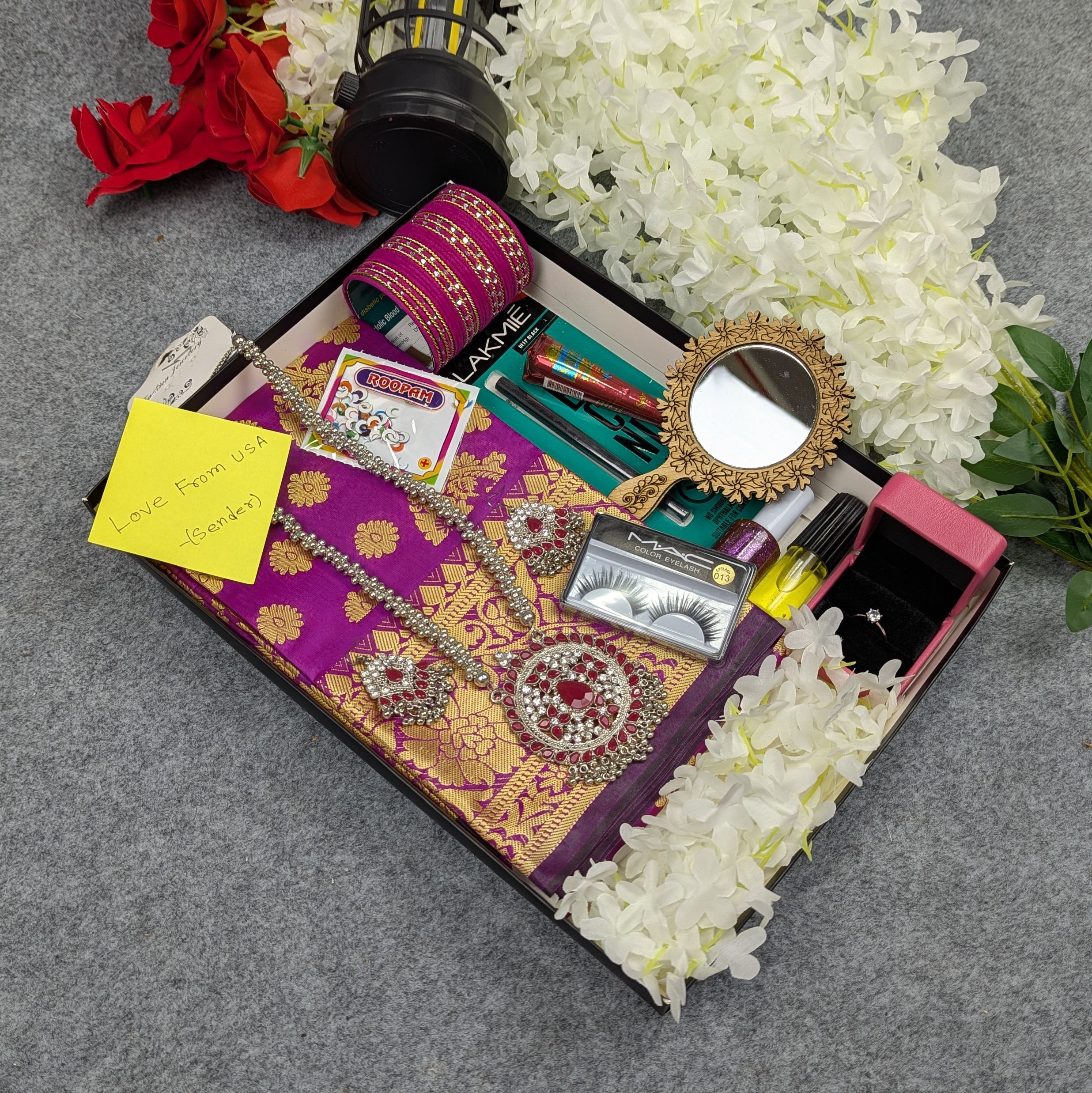 Silk Katan Saree Set in Elegant Purple - Premium Quality Combo % Silk Katan Saree Set in Elegant Purple - Premium Quality Combo