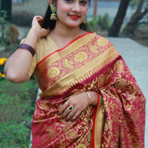 Silk Katan Sari – Luxurious Handwoven Ethnic Wear for Elegant Occasions