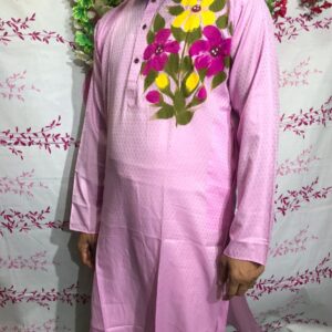 Silk Punjabi Kurta - Elegant Dhupian Fabric for Stylish Attire