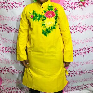 Silk Punjabi Kurta - Elegant Dhupian Fabric for Timeless Style