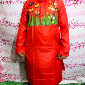 Silk Punjabi Kurta for Men - Elegant Traditional Wear for Special Occasions