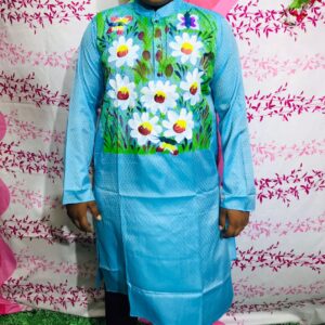 Silk Punjabi Kurta - Premium Dhupian Fabric for Elegant Attire