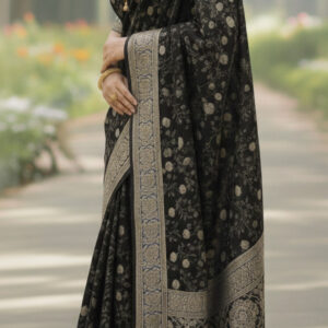 Silk Saree with Blouse Piece - Elegant Japanese Design for Any Occasion