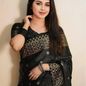 Silk Saree with Blouse Piece - Elegant Japanese Design for Timeless Style