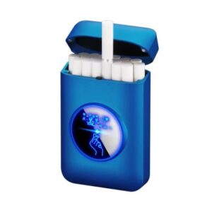 Sleek Cigarette Case with USB Rechargeable Electric Lighter