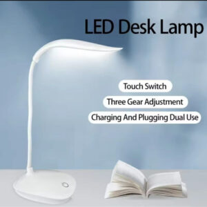 Sleek LED Desk Lamp with Adjustable Brightness and Modern Design