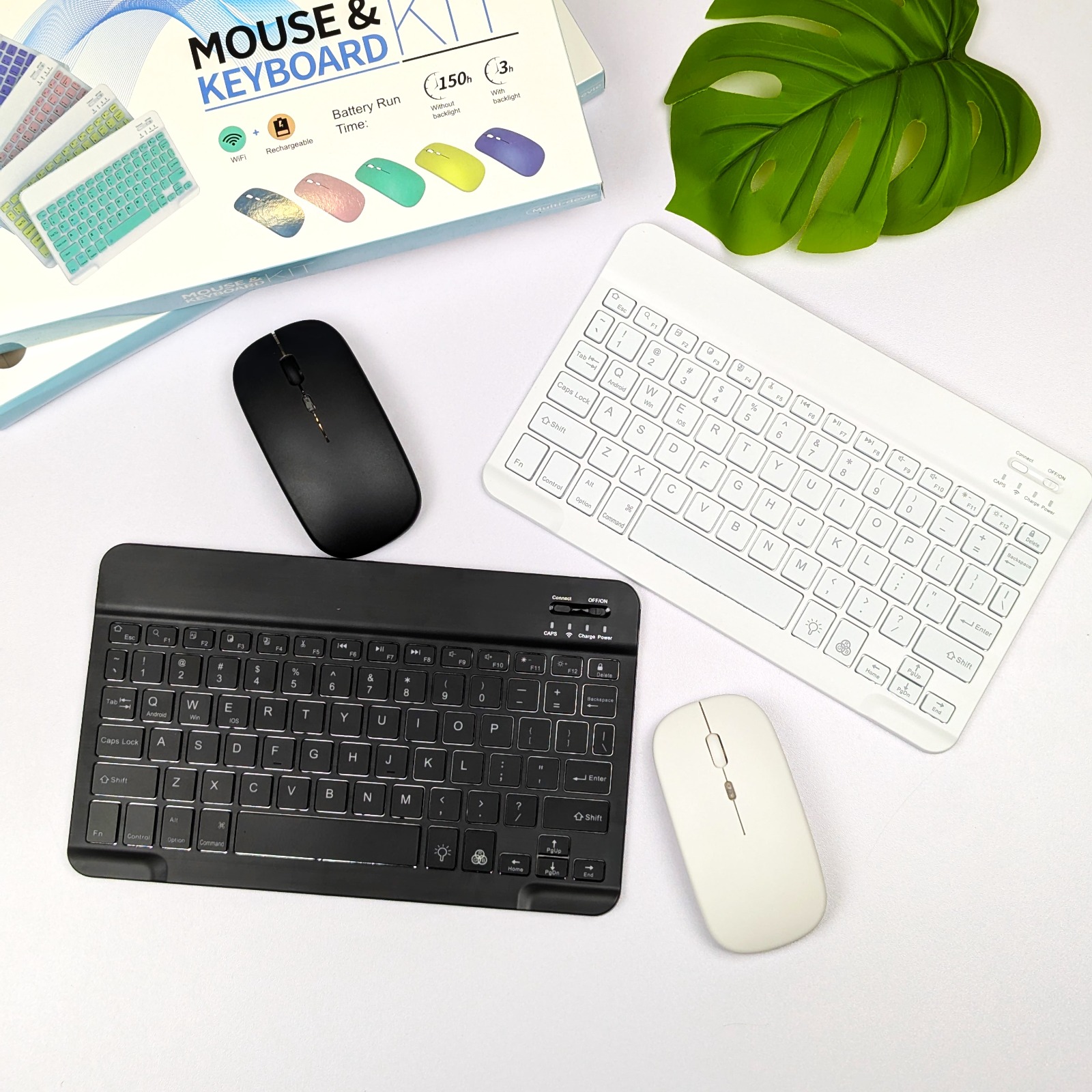 Sleek Wireless Keyboard and Mouse Combo - Modern Slim Design for Comfort % Sleek Wireless Keyboard and Mouse Combo - Modern Slim Design for Comfort