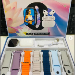 Smart Watch with Wireless Earbuds Bundle - S3000 Pro 7+2 Edition