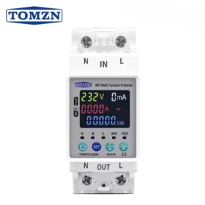 Smart WiFi Circuit Breaker with Energy Monitoring & App Control by TOMZN