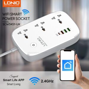 Smart WiFi Universal Power Socket by LDNIO - SCW3451 Model