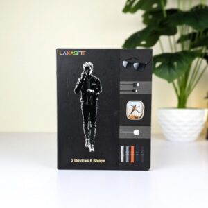 Smartwatch Duo with 6 Interchangeable Straps - LAXASFIT Collection