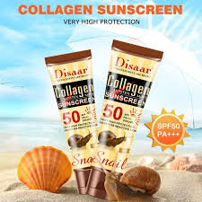 Snail Collagen Sunscreen Cream SPF 50 PA+++ - 50g Premium Protection