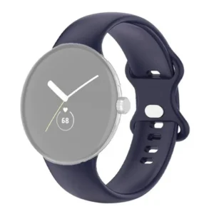 Soft Silicone Blue Straps for Google Pixel Smartwatch - Premium Comfort
