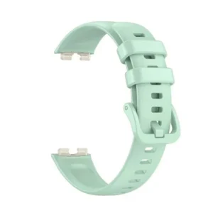 Soft Silicone Straps for Huawei Band 8 - Light Green Color Upgrade