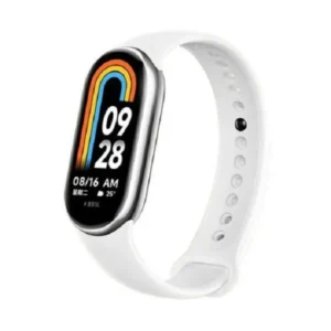 Soft Silicone White Straps for Xiaomi Mi Band 8 - Premium Comfort Fit
