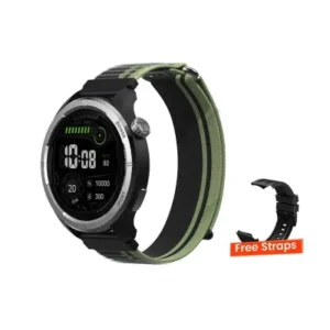Solar-Powered Haylou Neo Smart Watch with Fitness Tracking and Notifications