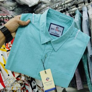 Solid Premium Dress Shirt for Men - Classic Fit, Elegant Style