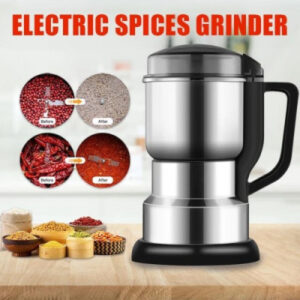 Stainless Steel 600W Electric Food Grinder - Versatile Kitchen Essential