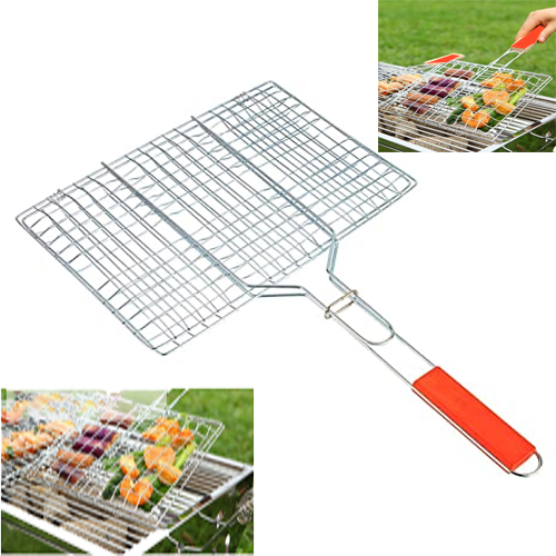 Stainless Steel BBQ Grill Net Clips for Secure Cooking and Grilling % Stainless Steel BBQ Grill Net Clips for Secure Cooking and Grilling