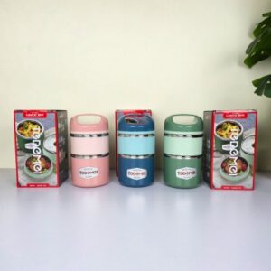 Stainless Steel Lunch Box 1.13L with 2.5 Layers for Easy Meal Storage