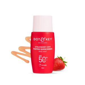Strawberry Dew Tinted Sunscreen SPF50+ - 50ml Natural Sun Protection