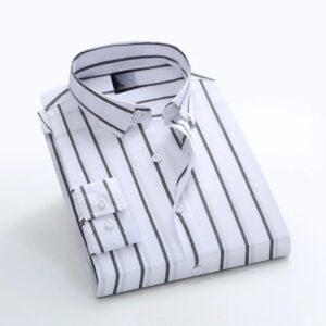 Striped Long Sleeve Shirt for Men - Stylish and Comfortable Fit