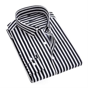 Striped Long Sleeve Shirt for Men – Stylish Casual Wear