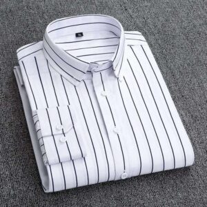 Striped Long Sleeve Shirt for Men - Stylish Casual Wear