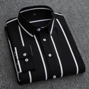 Striped Long Sleeve Shirt for Men – Stylish & Comfortable Casual Wear