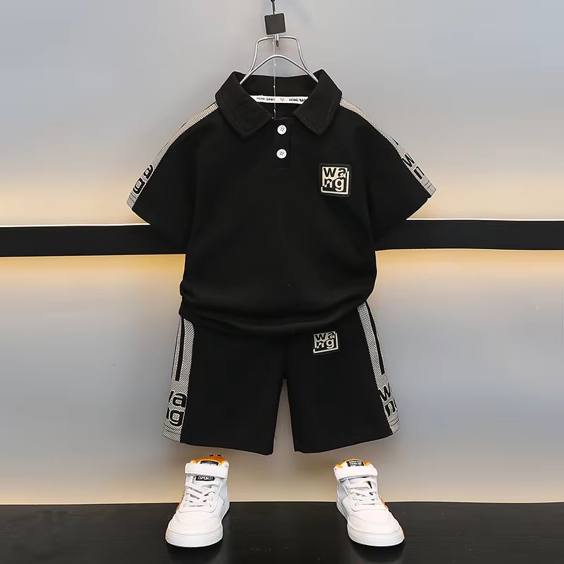 Stylish Baby Polo Shirt and Pants Set - Comfortable Cotton Outfit % Stylish Baby Polo Shirt and Pants Set - Comfortable Cotton Outfit
