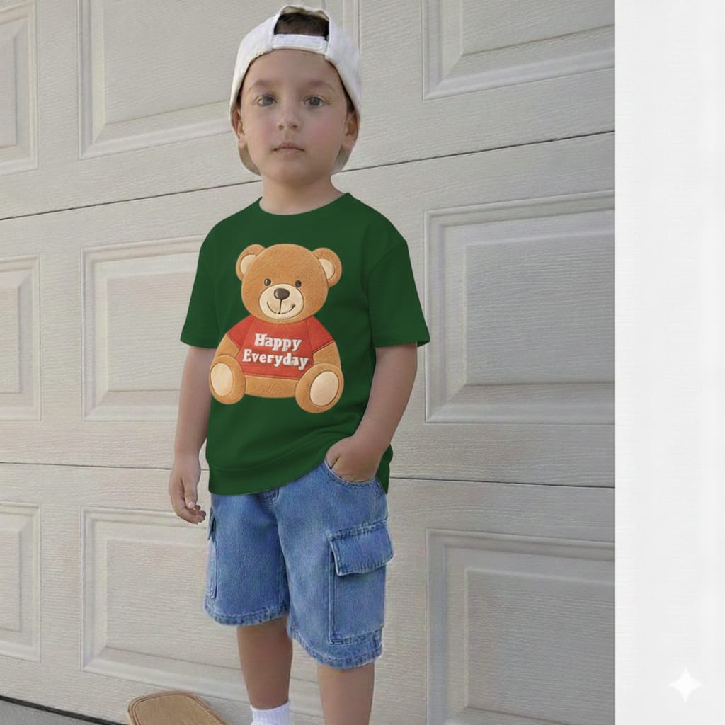 Stylish Baby T-Shirt and Denim Pants Outfit Set for Comfortable Play % Stylish Baby T-Shirt and Denim Pants Outfit Set for Comfortable Play