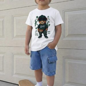 Stylish Baby T-Shirt and Denim Pants Set for Trendy Little Ones