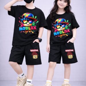 Stylish Baby T-Shirt and Pant Set with Drop Shoulder Design