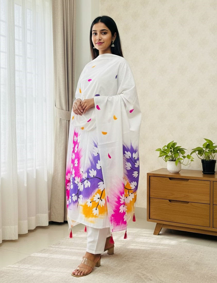 Stylish Block Print 3-Piece Set - Chic & Trendy Outfit for Any Occasion % Stylish Block Print 3-Piece Set - Chic & Trendy Outfit for Any Occasion