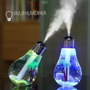 Stylish Bulb-Shaped 400ML Humidifier for Enhanced Air Quality