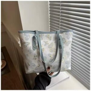 Stylish Butterfly Print Tote Bag for Effortless Everyday Chic