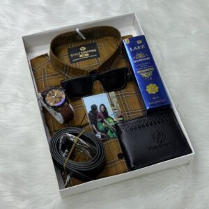 Stylish Check Shirt Set for Men - Premium Cotton Casual Wear
