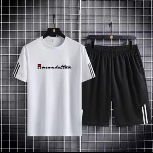 Stylish Cotton T-Shirt and Shorts Set for Comfortable Everyday Wear