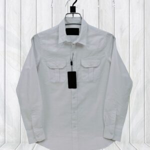 Stylish Double Pocket Lap Seam Shirt for a Modern Look
