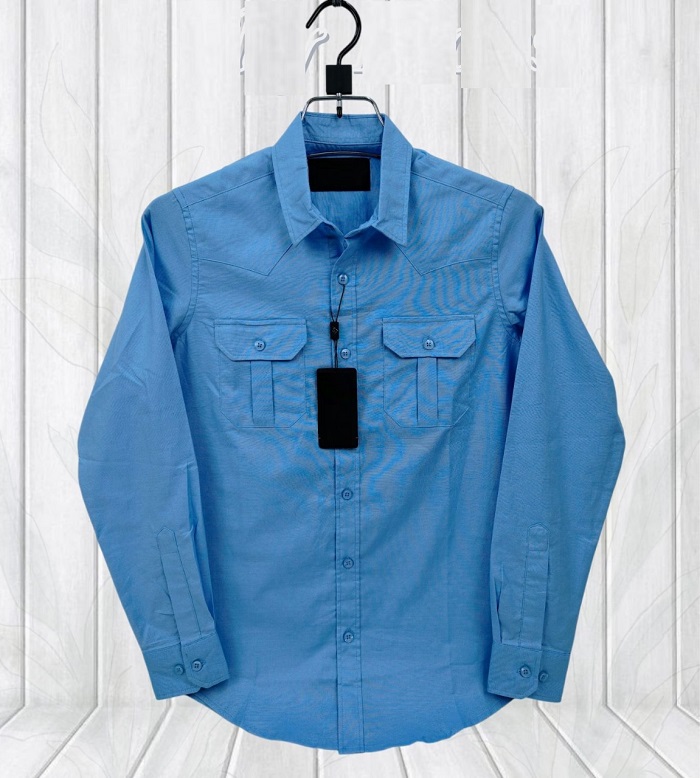 Stylish Double Pocket Lap Seam Shirt for Effortless Elegance % Stylish Double Pocket Lap Seam Shirt for Effortless Elegance