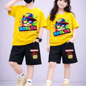 Stylish Drop Shoulder Baby T-Shirt and Pant Set for Comfort and Play