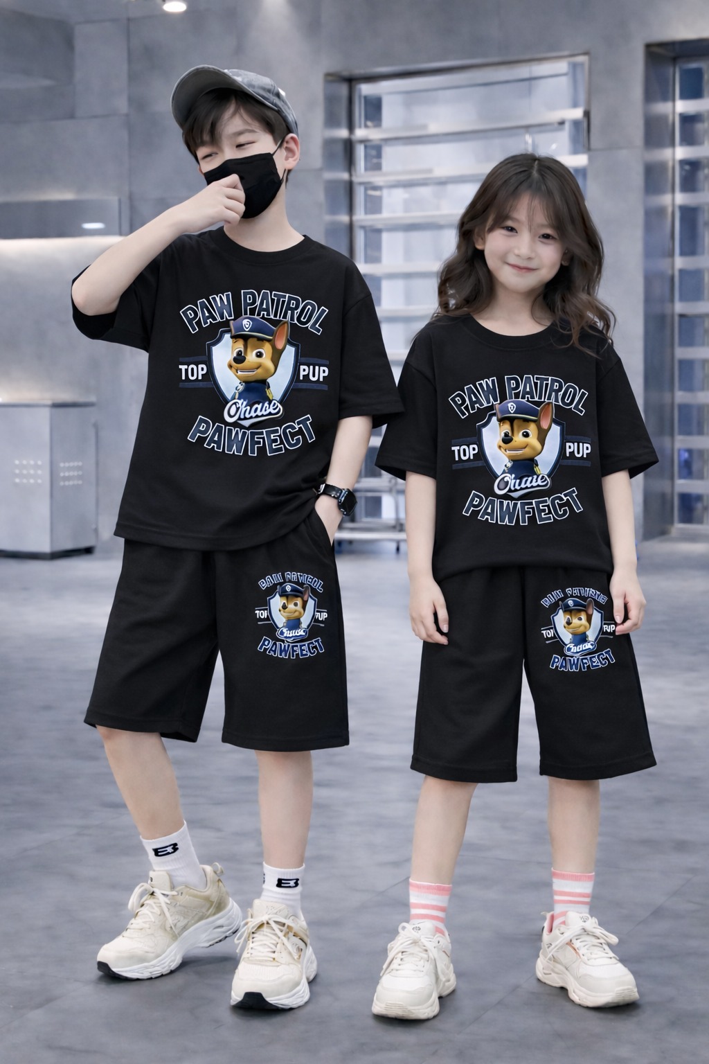 Stylish Drop Shoulder Baby T-Shirt and Pants Outfit Set % Stylish Drop Shoulder Baby T-Shirt and Pants Outfit Set