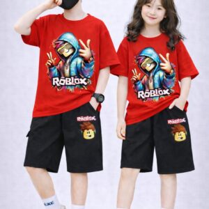 Stylish Drop Shoulder Baby T-Shirt and Pants Set for Comfort and Play