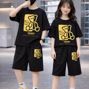 Stylish Drop Shoulder Baby Tee and Pants Outfit Set for Comfort and Play