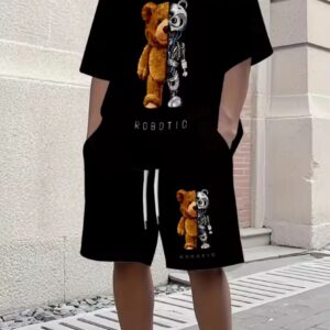 Stylish Drop Shoulder T-Shirt and Pant Set for Effortless Chic