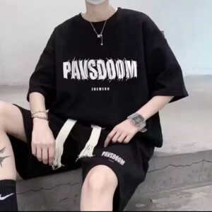 Stylish Drop Shoulder T-Shirt and Pant Set for Effortless Fashion
