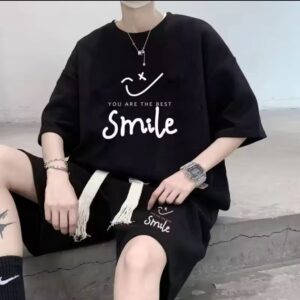 Stylish Drop Shoulder T-Shirt and Pants Set for a Chic Casual Look