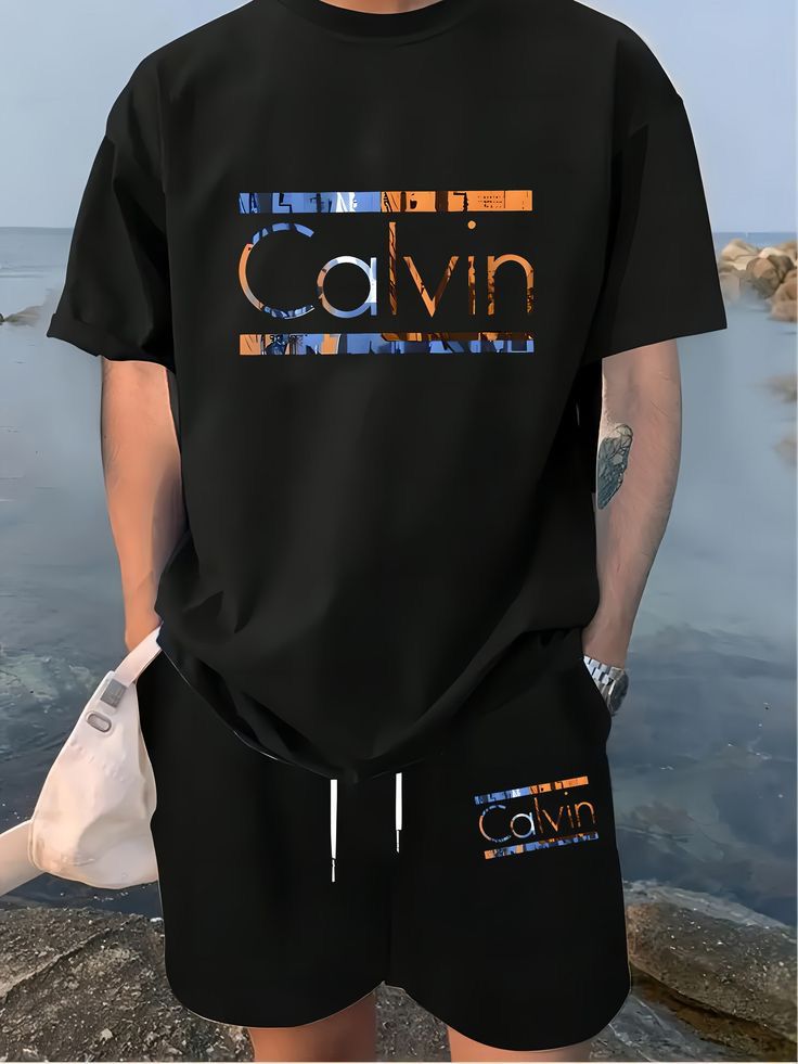 Stylish Drop Shoulder T-Shirt and Pants Set for Effortless Comfort % Stylish Drop Shoulder T-Shirt and Pants Set for Effortless Comfort