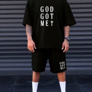Stylish Drop Shoulder T-Shirt and Pants Set for Effortless Comfort