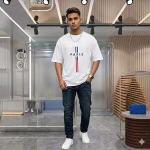 Stylish Drop-Shoulder T-Shirt — Modern Casual Fit